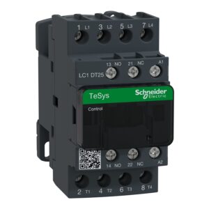 LC1DT20M7 | TeSys D contactor - 4P(4 NO) - AC-1 - <= 440 V 20 A - 220 V AC 50/60 Hz coil