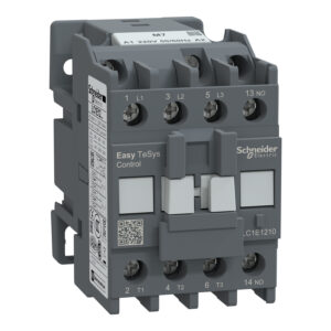 Schneider lc1e1210m7 | Contactor,Easy TeSys Control,LC1E,3P(3NO),AC-3/AC-3e,<=440V,12A,220V AC coil,50/60Hz,1NO auxiliary contact