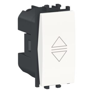 LMR0711001 | Easy Styl - 1 module Roller Blind Switch - White