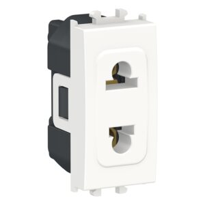 LMR5510001 | Easy Styl - 1 module Euro-US Socket Outlet - White