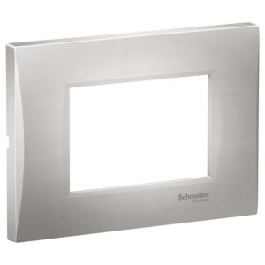 Schneider LMR7263005 | Easy Styl Cover Frame Mode 3 Modules Silver