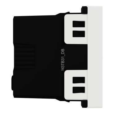 Schneider M3TB31_DB | Doorbell Buzzer, Miluz E, 2 Module, White - Image 3