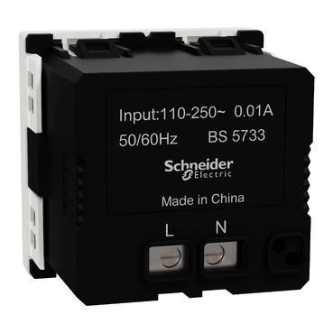 Schneider M3TB31_DB | Doorbell Buzzer, Miluz E, 2 Module, White - Image 2