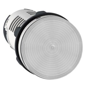 XB7EV07BP | Monolithic pilot light, Harmony XB7, plastic, clear, 22mm, integral LED, 24V AC DC