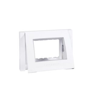MGU11.103.18 | Unica Plus - cover frame (fix. frame) - 1 gang - 3 m - white/white - IP55