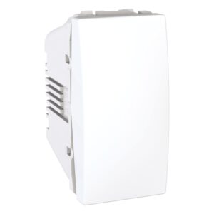 MGU3.101T.18 | Unica - rocker switch - 1-way - 10 AX 250 VAC - 1 m - white