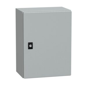 NSYCRN43200 | Spacial CRN plain door w/o mount.plate. H400xW300xD200 IP66 IK10 RAL7035..