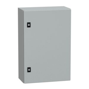 NSYCRN64200 | Spacial CRN plain door w/o mount.plate. H600xW400xD200 IP66 IK10 RAL7035..