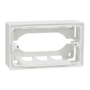 Schneider NU810418 | Surface box, New Unica, 4 modules, 4 knock outs holes, white