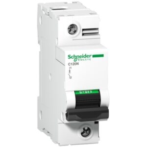 Schneider A9N18359 | Acti9, Miniature circuit breaker (MCB), Acti9 C120N, 1P, 125A, C curve, 10000A (IEC/EN 60898-1), 10kA (IEC/EN 60947-2)
