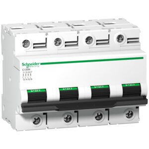 Schneider A9N18372 | Miniature circuit-breaker, Acti9 C120N, 4P, 80 A, C curve, 10000 A (IEC 60898-1), 10 kA (IEC 60947-2)