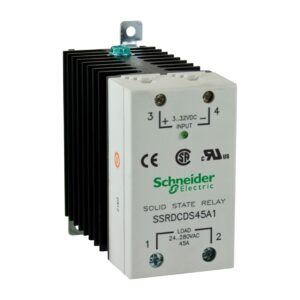 Schneider SSRDF8S45A1 | Solid state relay, HARMONY Relay, DIN rail mount, input 90...280 V AC, output 24 280 V AC, 45 A
