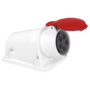Schneider PKF16W435 | PratiKa socket - screw - angled - 16A - 3P + N + E - 380...415 V AC - wall