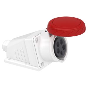 Schneider PKF16W735 | PratiKa socket - screw - angled - 16A - 3P + N + E - 380...415 V AC - wall