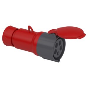 Schneider PKF32M435 | PratiKa wander socket - straight - 32 A - 3P + N + E - 380...415 V AC - IP44