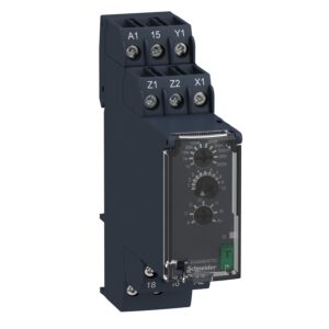 RE22R1MYMR | Modular timing relay, 8 A, 0.05 s…300 h, 1 CO, multi-function, 24...240 V AC/DC