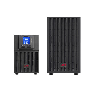 Schneider SRV3KIL UPS | APC Easy UPS On-Line, 3kVA/2400W, Tower, 230V, 6x IEC C13 + 1x IEC C19 outlets, Intelligent Card Slot, LCD, Extended runtime