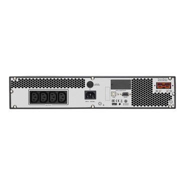 Schneider SRVS1KRILRK UPS | APC Easy UPS On-Line, 1000VA/800W, Rackmount 4U, 230V, 4x IEC C13 outlets, Intelligent Card Slot, LCD, Extended runtime, W/ rail kit - Image 4