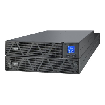 Schneider SRVS10KRI UPS | Easy UPS 1 Ph On-Line, 10kVA/10kW, Rackmount 4U, 230V, 1x Hard wire 3-wire(1P+N+E) outlet, Intelligent Card Slot, LCD, W/O rail kit