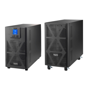 Schneider SRVS10KIL UPS | Easy UPS 1 Ph On-Line, 10kVA/10kW, Tower, 230V, 1x Hard wire 3-wire(1P+N+E) outlet, Intelligent Card Slot, LCD, Extended Runtime - Image 3