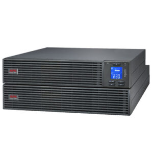 Schneider SRV3KRILRK UPS | APC Easy UPS On-Line, 3kVA/2400W, Rackmount 4U, 230V, 6x IEC C13 + 1x IEC C19 outlets, Intelligent Card Slot, LCD, Extended Runtime, W/ rail kit