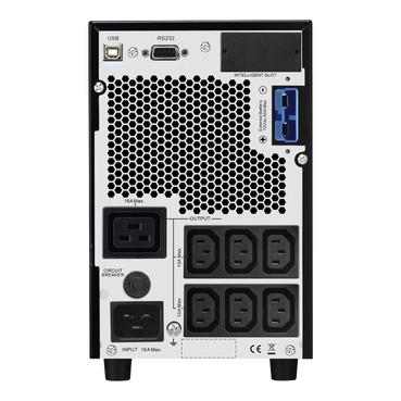 Schneider SRV3KIL UPS | APC Easy UPS On-Line, 3kVA/2400W, Tower, 230V, 6x IEC C13 + 1x IEC C19 outlets, Intelligent Card Slot, LCD, Extended runtime - Image 3