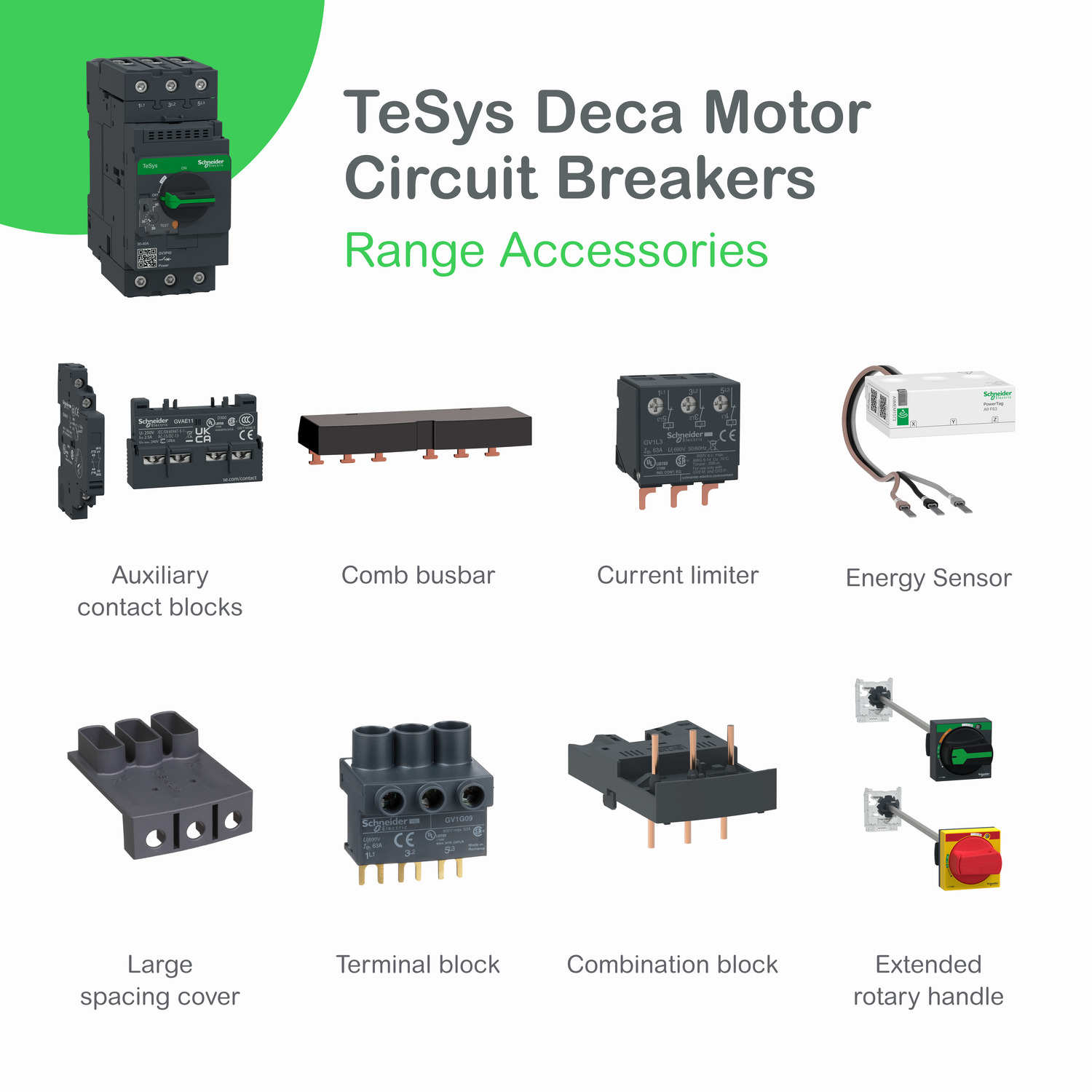 Schneider GV3P18 | Motor circuit breaker, TeSys GV3, 3P, 12-18 A, thermal magnetic, EverLink terminals - Image 2