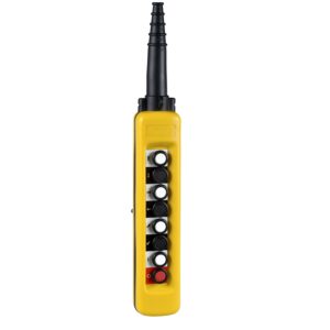 Schneider XACA871 | Pendant control station, plastic, yellow, 8 push buttons