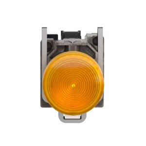 XB4BV65 | Pilot light, metal, orange, Ø22, plain lens with BA9s bulb, <= 250 V