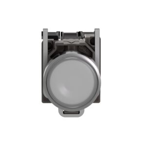 XB4BW31M5 | Illuminated push button, metal, flush, white, Ø22, spring return, 230...240 V AC, 1 NO + 1 NC