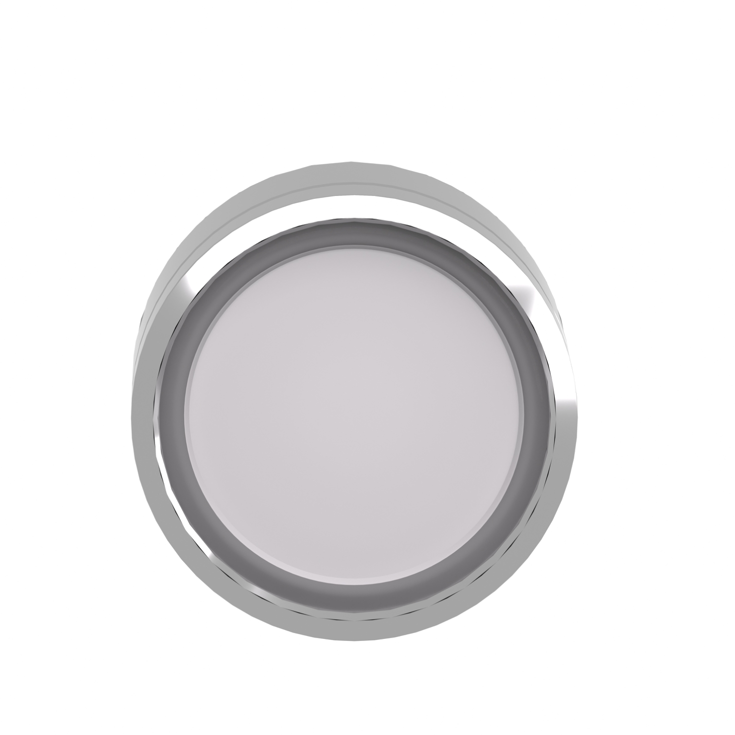 ZB4BA18 | Illuminated push button head, metal, flush, white, Ø22, spring return, integral LED, for insertion legend, unmarked - Image 7