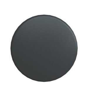 ZB4BR216 | Head for non illuminated pushbutton, Harmony XB4, mushroom 60mm, metal, black, 22mm, spring return, hemispherical
