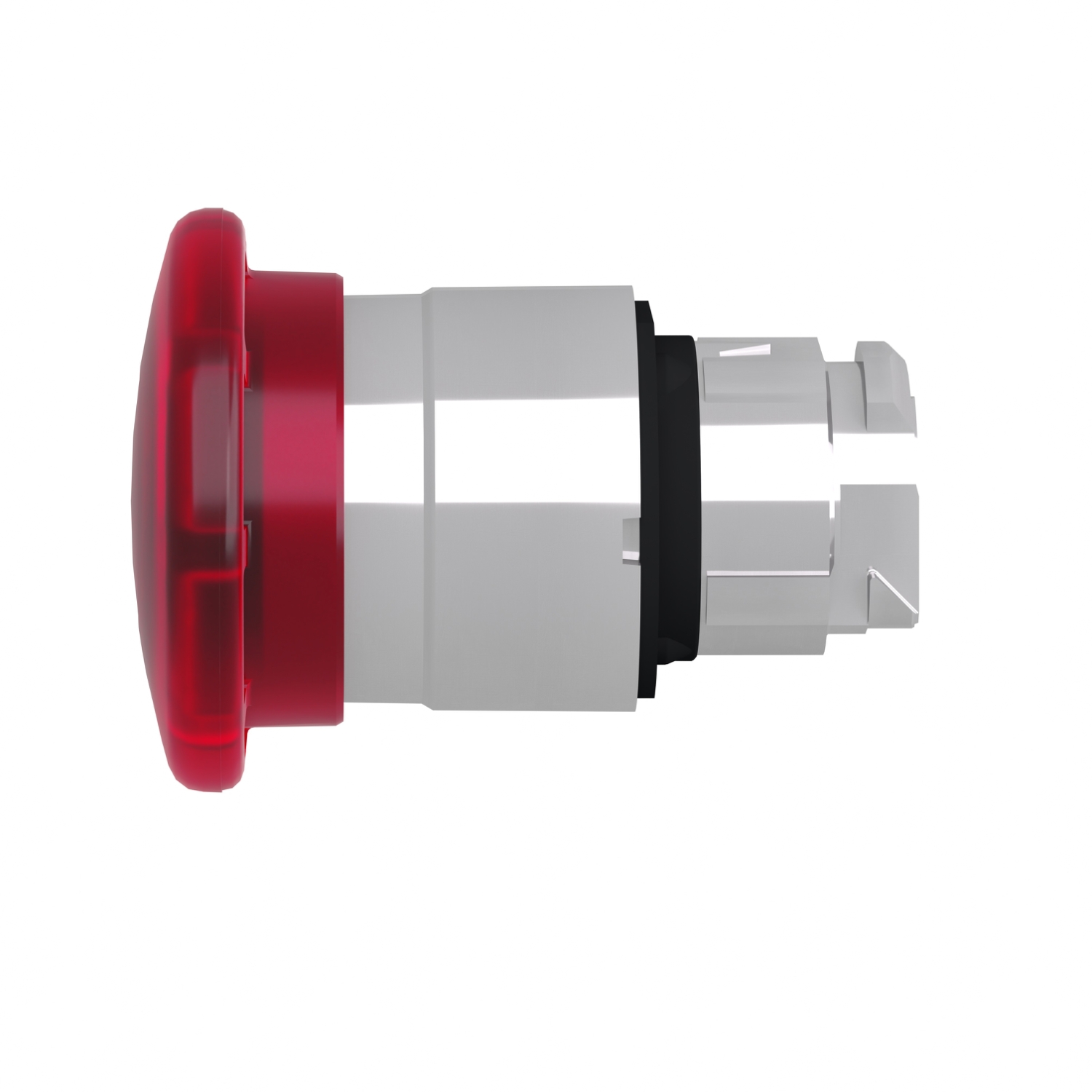 ZB4BW643 | Illuminated mushroom push button head Ø40, metal, red, Ø22, latching push-pull, integral LED - Image 4