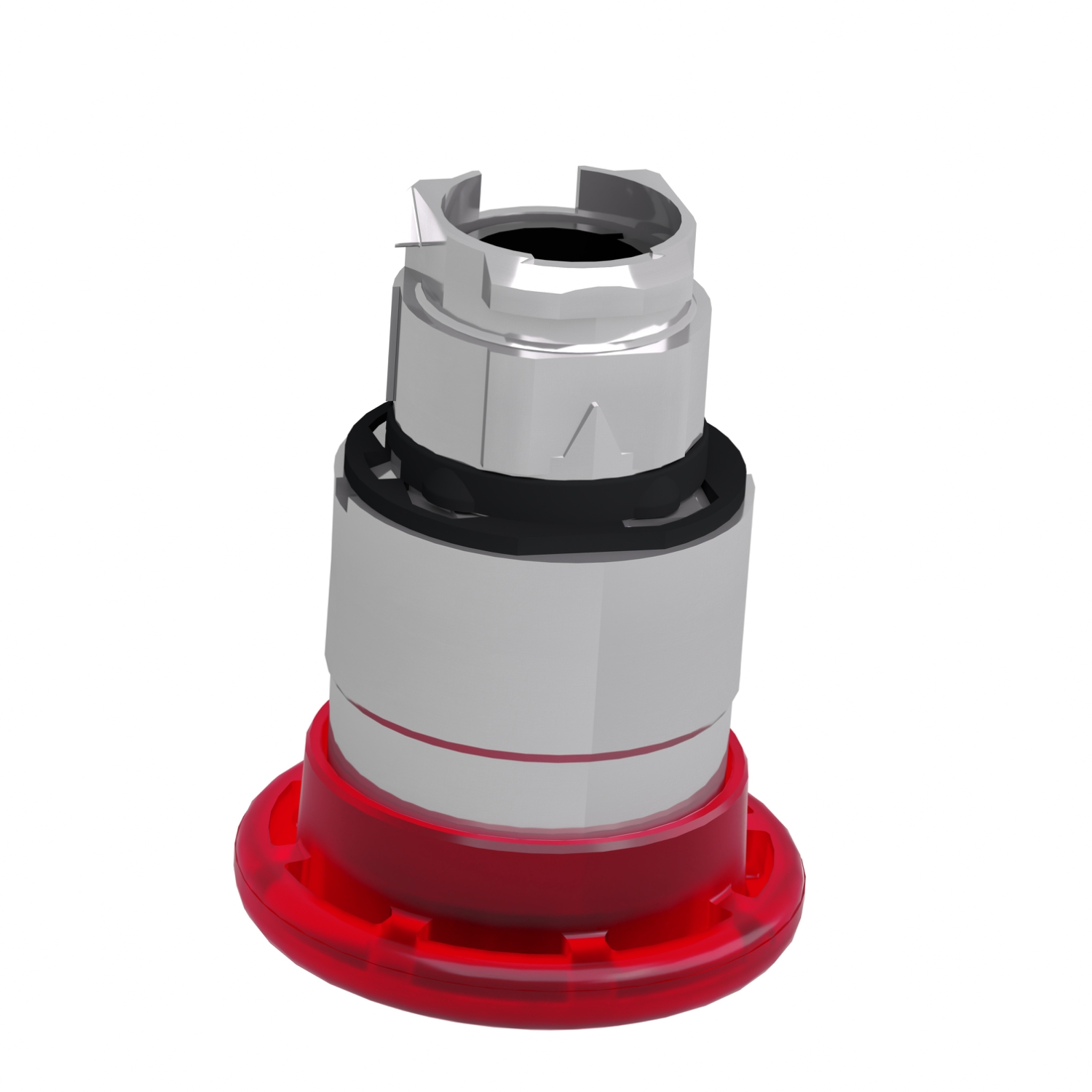 ZB4BW643 | Illuminated mushroom push button head Ø40, metal, red, Ø22, latching push-pull, integral LED - Image 5