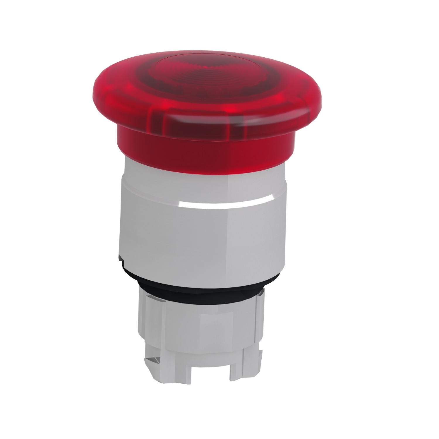 ZB4BW643 | Illuminated mushroom push button head Ø40, metal, red, Ø22, latching push-pull, integral LED - Image 7