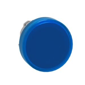 ZB4BV063 | Pilot light head, metal, blue, Ø22, plain lens for integral LED