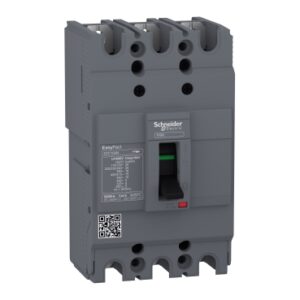EZC100N3025 | circuit breaker Easypact EZC100N - TMD - 25 A - 3 poles 3d