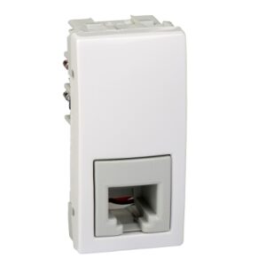 MGU3.490.18 | Unica - 1 telephone socket - RJ11 - white