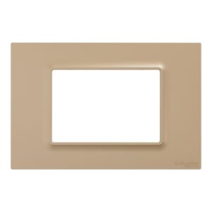 M3TB03_BRZ | Cover frame, Miluz E, 3 gang, Bronze