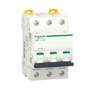 A9F94310 | Miniature circuit-breaker, Acti9 iC60L, 3P, 10 A, C curve, 15000 A (IEC 60898-1), 25 kA (IEC 60947-2)
