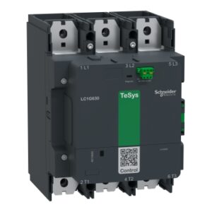 LC1G630KUEN | High power contactor, TeSys Giga, 3 pole (3NO), AC-3 <=440V 630A, standard version, 100…250V wide band AC/DC coil