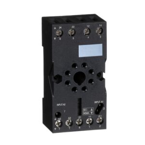 RUZC2M | Zelio, plugin relay socket, mixed contact, 10 A, 250 V, octal connector, for RUMC2 relays