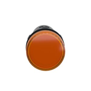 XA2EVF5LC | Monolithic pilot light, Easy Harmony XA2E, plastic, amber, 22mm, integral LED, screw clamp terminals, 110V AC DC, anti interference