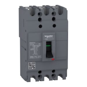 EZC100F3025 | circuit breaker Easypact EZC100F - TMD - 25 A - 3 poles 3d