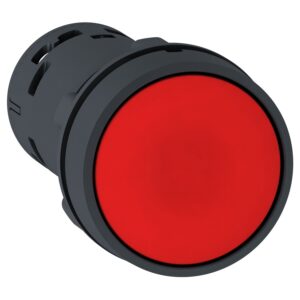 XB7NA42 | Monolithic push button, plastic,red, Ø22, spring return, unmarked, 1 NC